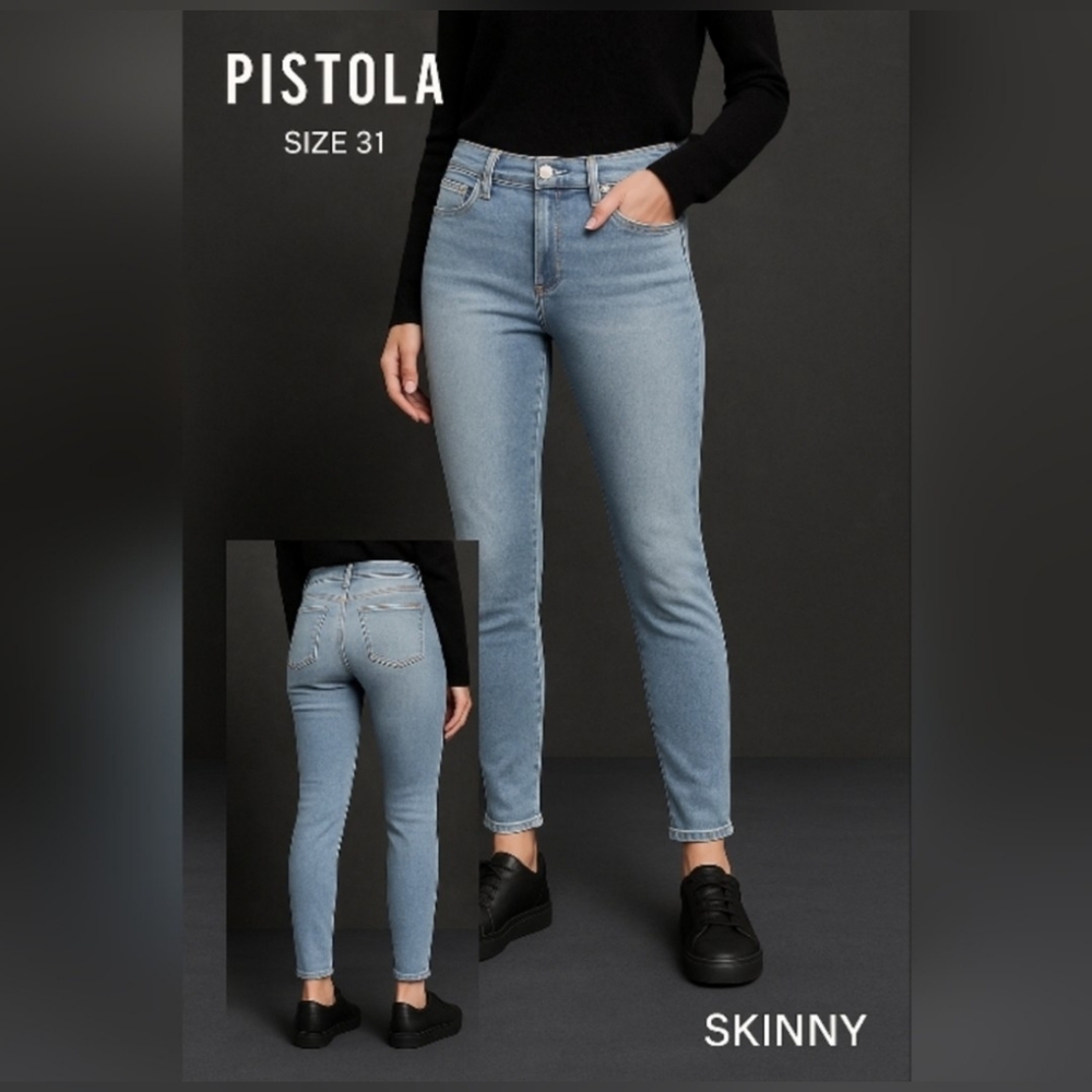 Pistola Women’s Light Wash Skinny Jeans Size 31